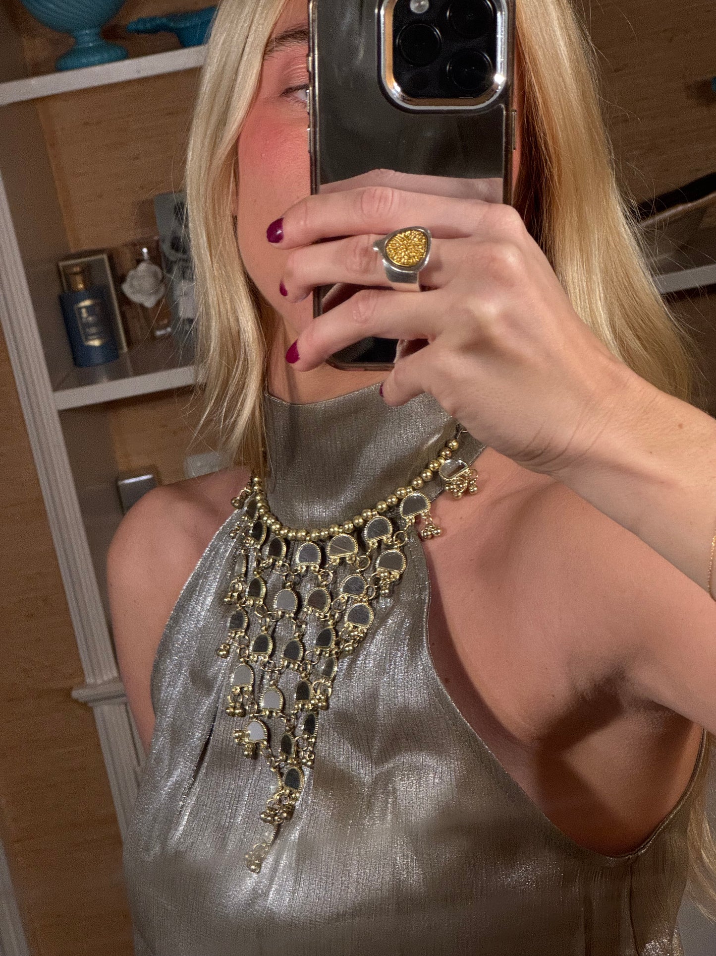 Choker “saturno”