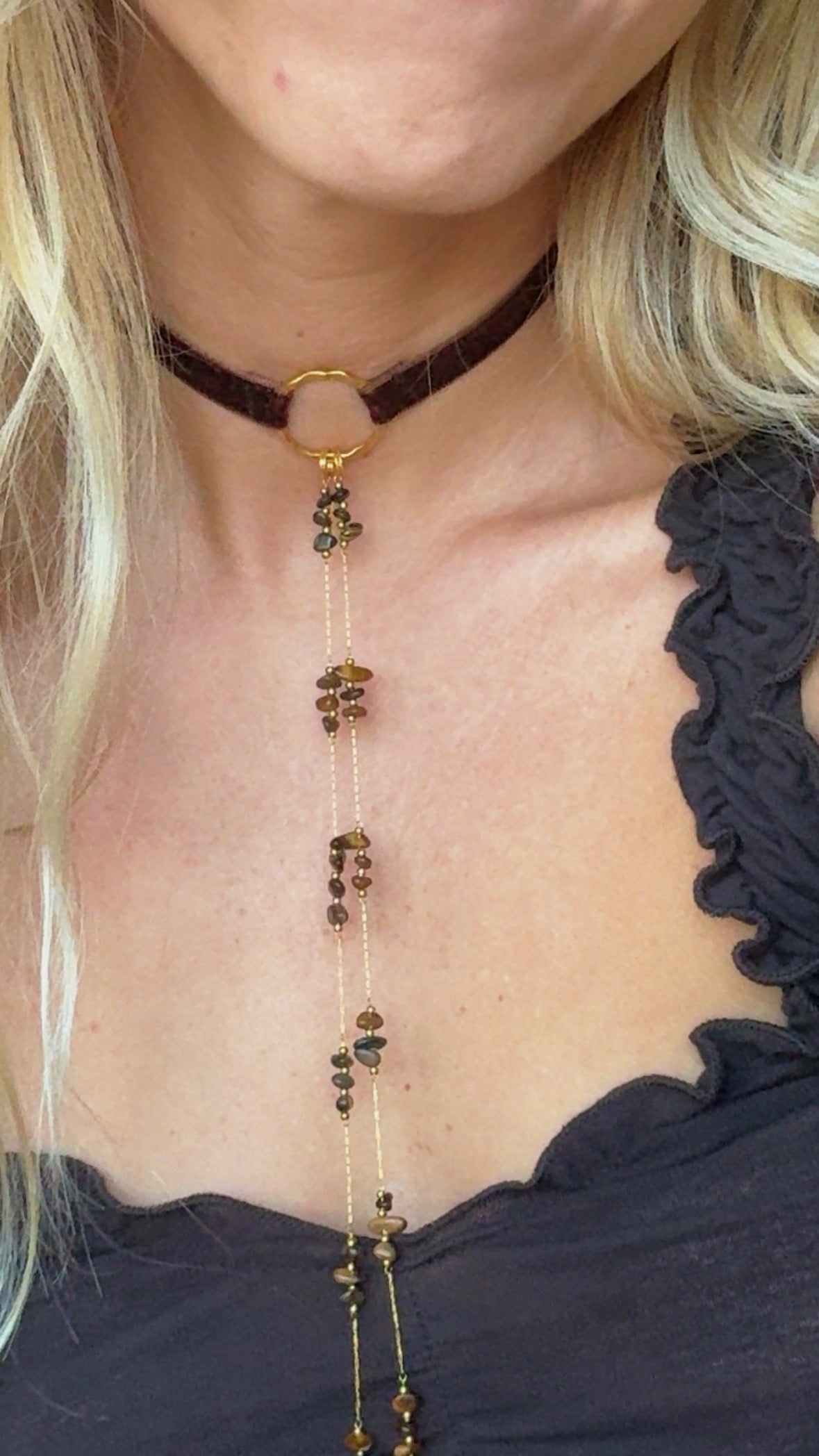 Choker “petra”