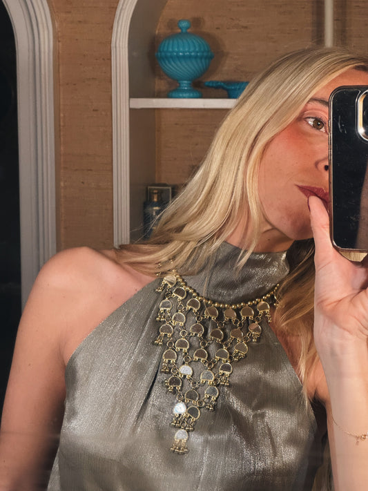 Choker “saturno”